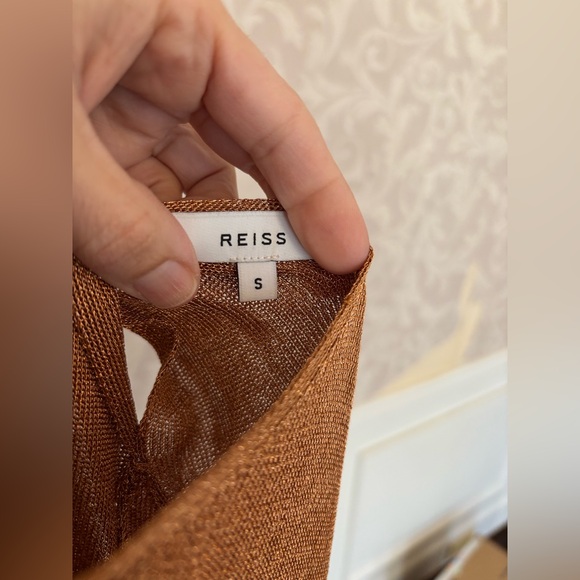 Reiss Copper Knit Fabric - Picture 12 of 12